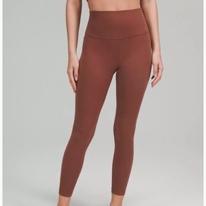 LULULEMON align leggings- rust color !